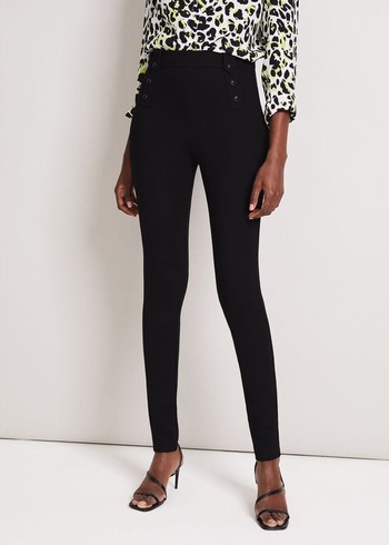 Phase Eight Cammie Pontes Trousers Black Canada | FCYUOL-237